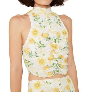danielle GUIZIO floral dreams embroidered top
